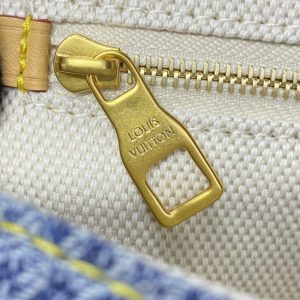 Replica Louis Vuitton Wearable Wallet Denim - 1:1 designer replica handbag