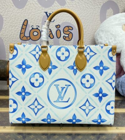 Replica LV OnTheGo Blue - Best Fake Designer Bags
