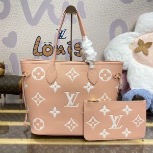 Replica Louis Vuitton Neverfull MM Apricote 2 Replica Louis Vuitton Neverfull MM Apricote - 1:1 designer replica handbag