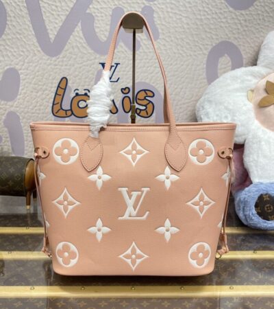 Replica Louis Vuitton Neverfull MM Apricote - Best Fake Designer Bags
