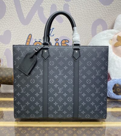 Replica Louis Vuitton Sac Plat Black Large - Best Fake Designer Bags