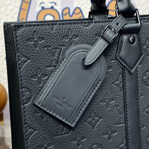Replica Louis Vuitton Sac Plat 24H Black - ultra-realistic fake designer tote