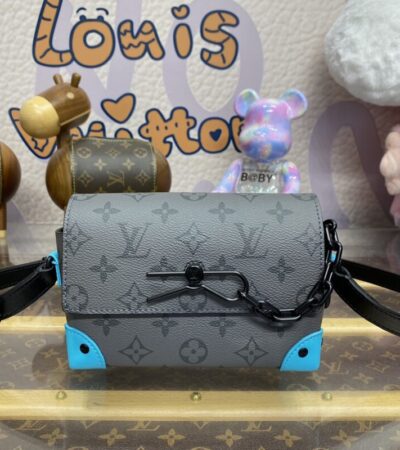 Replica Louis Vuitton Steamer Wearable Wallet Grey - Best Fake Designer Bags
