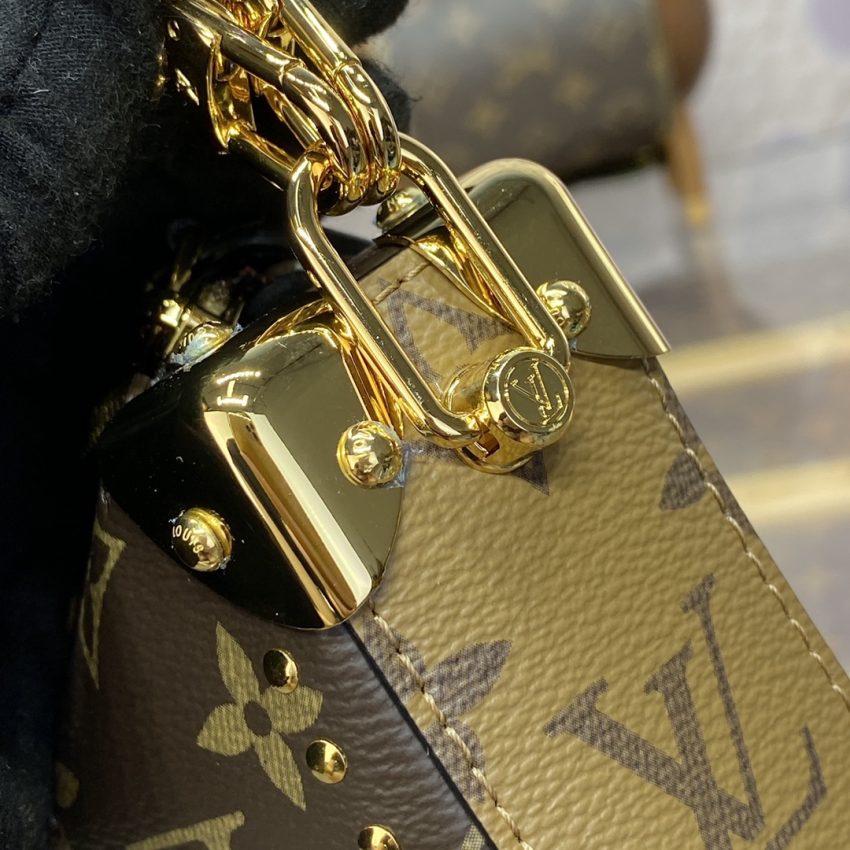 Replica Louis Vuitton Slim Trunk Brown - premium 1:1 fake handbag model