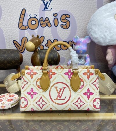 Replica LV OnTheGo East West Orange - Best Fake Designer Bags