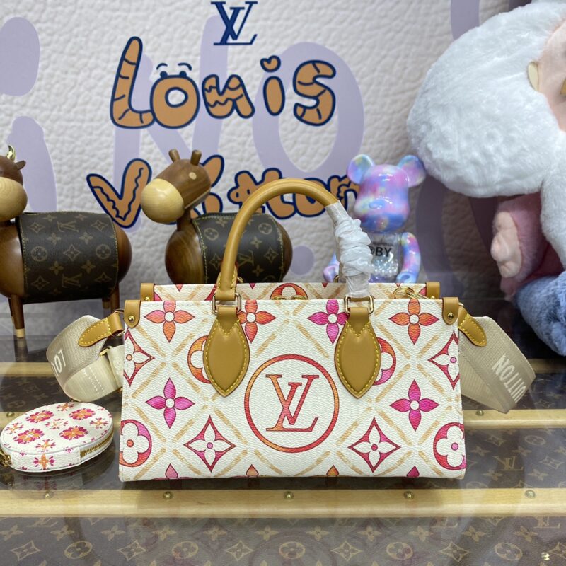 Replica LV OnTheGo East West Orange - Best Fake Designer Bags