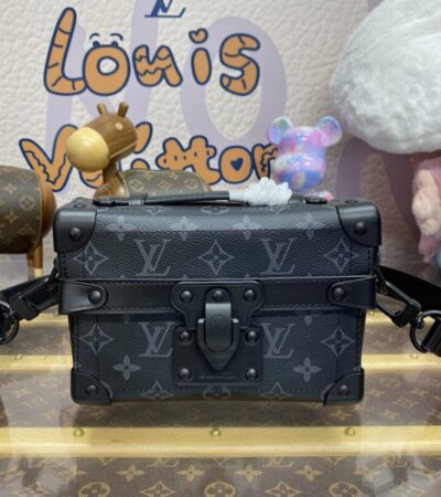 Replica Louis Vuitton Soul Trunk Cross-Body Black - Best Fake Designer Bags