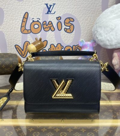 Replica Louis Vuitton Twist Black With Strap - Best Fake Designer Bags