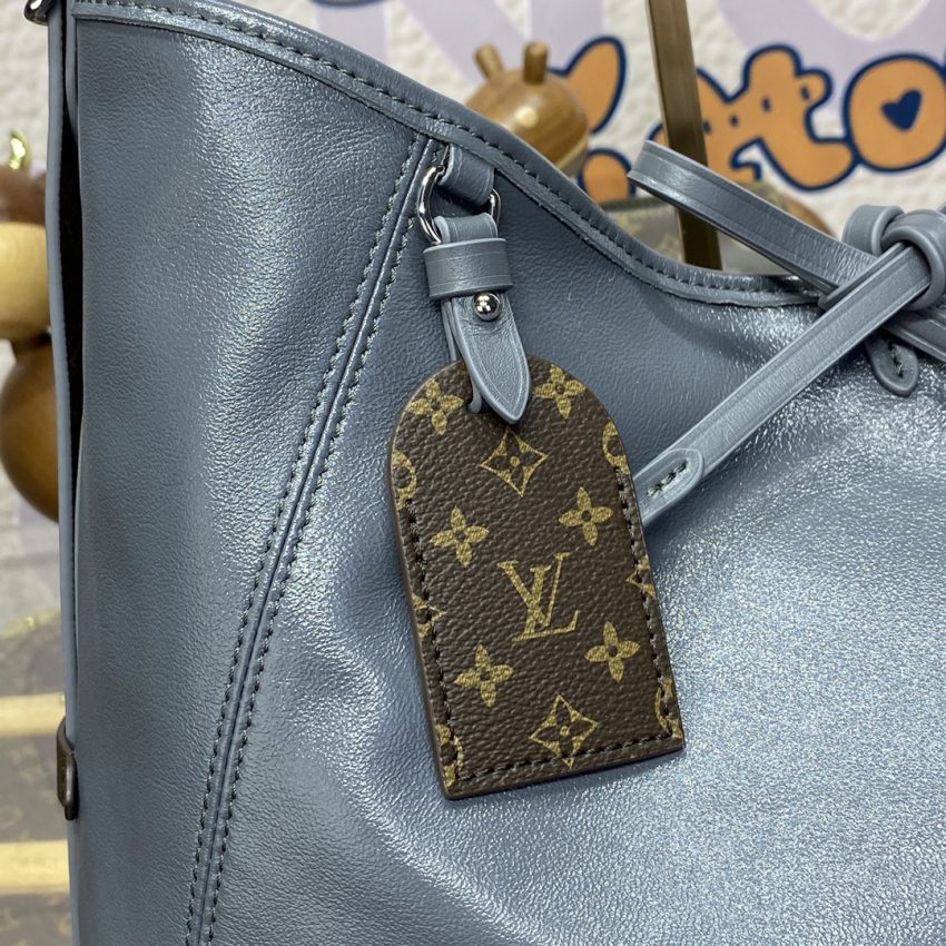 Replica Louis Vuitton Carry All MM Silver - near-authentic luxury replica handbag