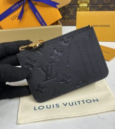 Replica Louis Vuitton Romy Card Holder Black - Best Fake Designer Bags