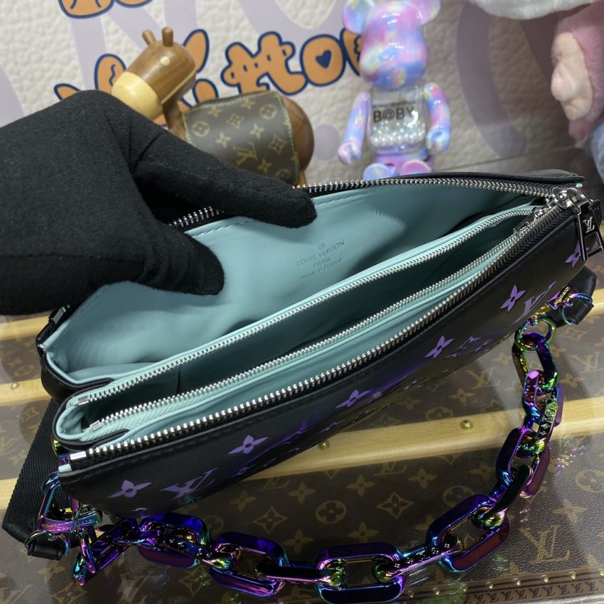 Replica Louis Vuitton Coussin Black Purple - premium 1:1 fake handbag model