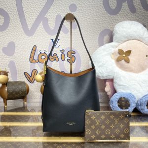 Replica Louis Vuitton Low Key Hobo Black 1 Replica Louis Vuitton Low Key Hobo Black - authentic-look luxury purse replica