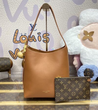 Replica Louis Vuitton Low Key Hobo Brown - Best Fake Designer Bags