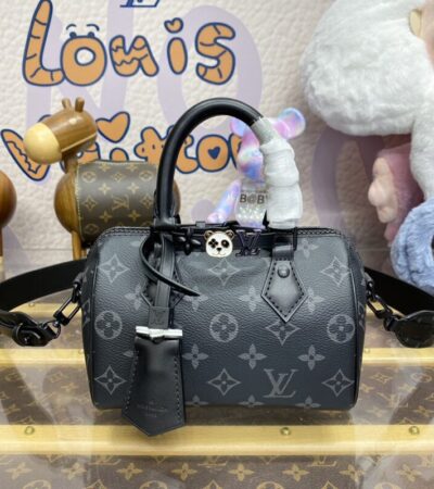 Replica Louis Vuitton Speedy 18 Black - Best Fake Designer Bags