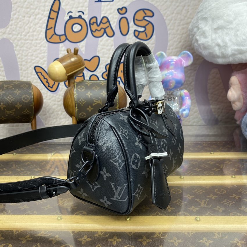 Replica Louis Vuitton Speedy 18 Black - premium-grade designer purse dupe