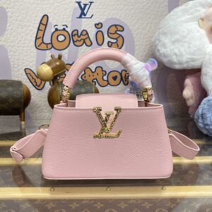 Replica Loius Vuitton Capucines East West Pink - Best Fake Designer Bags