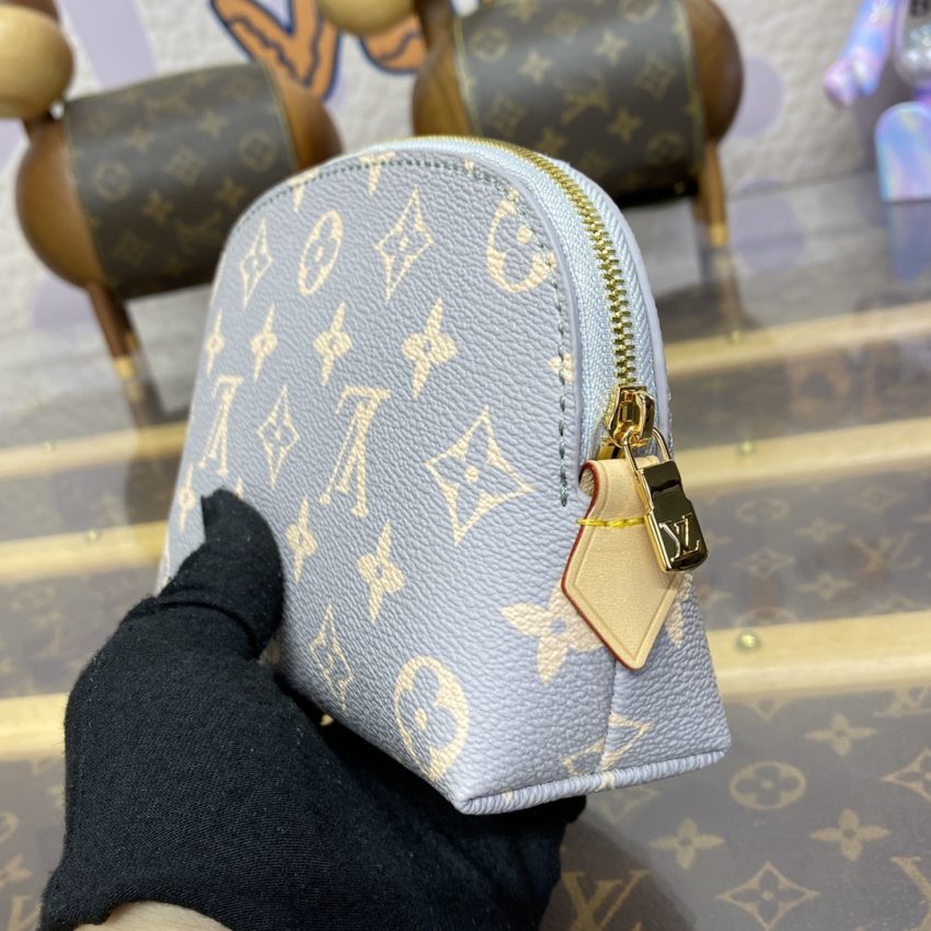 Replica Louis Vuitton Pochette Cosmétique Grey - high-quality designer bag clone