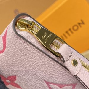 Replica Louis Vuitton Zippy Wallet Pink - 1:1 designer replica handbag