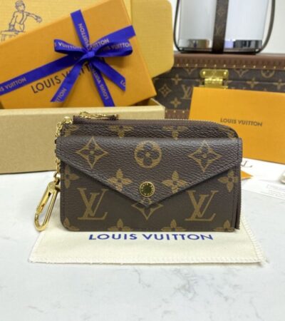 Replica Louis Vuitton Card Holder Recto Verso Brown - Best Fake Designer Bags