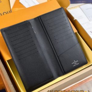 Replica Louis Vuitton Brazza Wallet Black - near-authentic luxury replica handbag