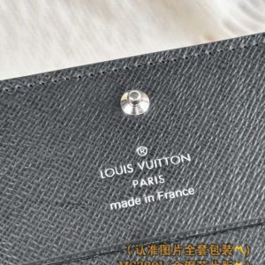Replica Louis Vuitton Envelope Card Holder Black 2 Replica Louis Vuitton Envelope Card Holder Black - high-end fake designer purse