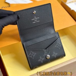 Replica Louis Vuitton Envelope Card Holder Black 5 Replica Louis Vuitton Envelope Card Holder Black - premium 1:1 fake handbag model