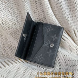Replica Louis Vuitton Envelope Card Holder Black 9 Replica Louis Vuitton Envelope Card Holder Black - 1:1 designer replica handbag