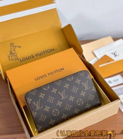 Replica Louis Vuitton Zippy Wallet Brown - Best Fake Designer Bags