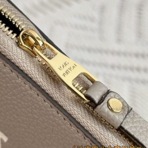 Replica Louis Vuitton Zipper Coin Purse Beige - authentic-look luxury purse replica