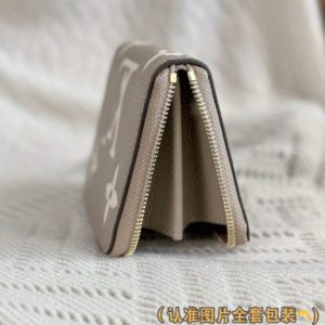 Replica Louis Vuitton Zipper Coin Purse Beige - premium-grade designer purse dupe