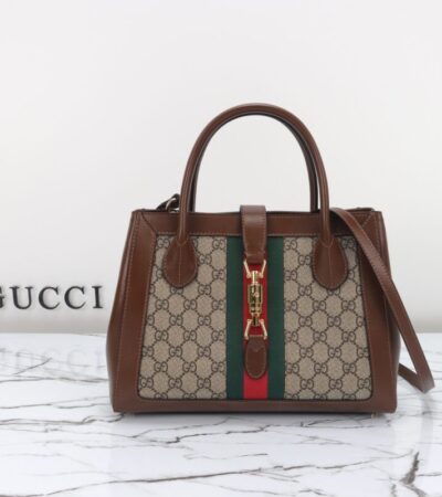 Replica Gucci G Jackie 1961 Brown - Best Fake Designer Bags