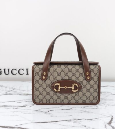 Replica Gucci Horsebit 1955 Top Handle Supreme - Best Fake Designer Bags