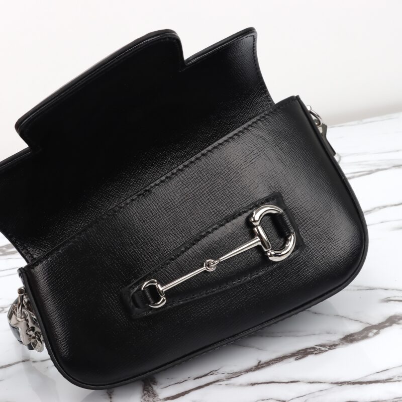 Replica Gucci Horsbet Tribute Black - elite superclone designer purse