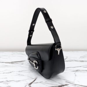Replica Gucci Horsbet Tribute Black - top-tier luxury replica shoulder bag