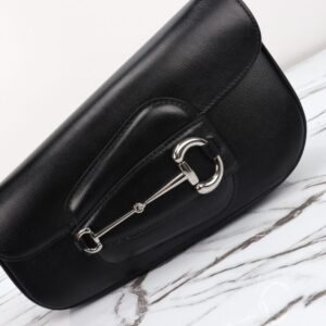 Replica Gucci Horsbet Tribute Black - premium 1:1 fake handbag model