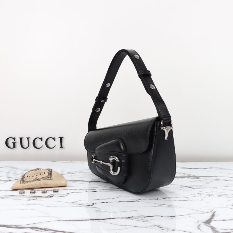 Replica Gucci Horsbet Tribute Black - ultra-realistic fake designer tote