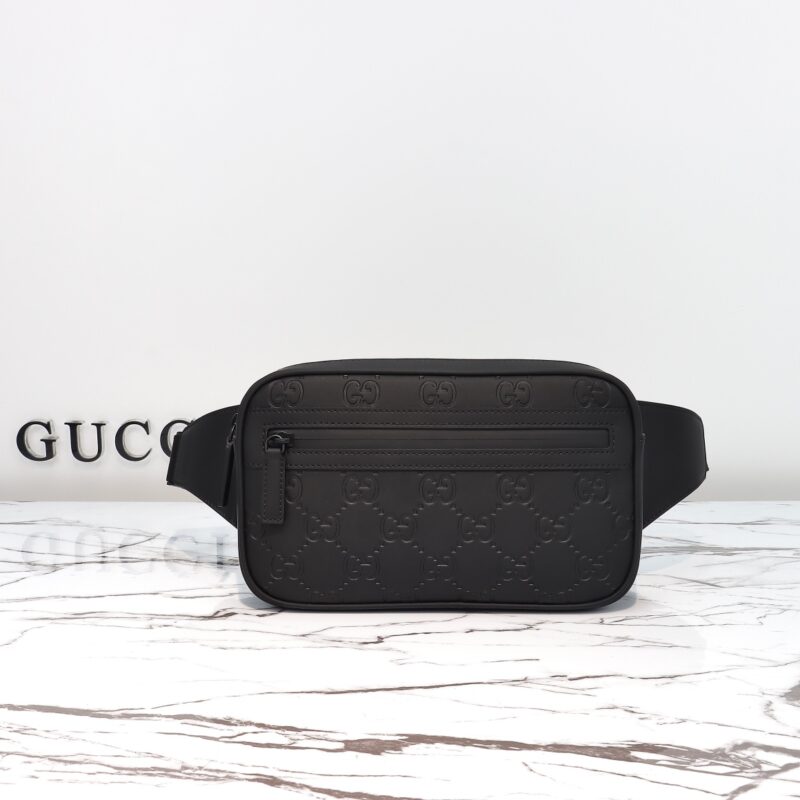 Replica Gucci  GG Rubber Belt Bag - Best Fake Designer Bags
