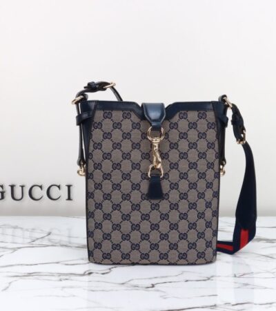 Replica Gucci Medium Bucket Blue - Best Fake Designer Bags