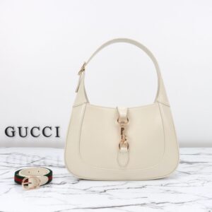 Replica Gucci G Jackie Small Patent White - Best Fake Designer Bags
