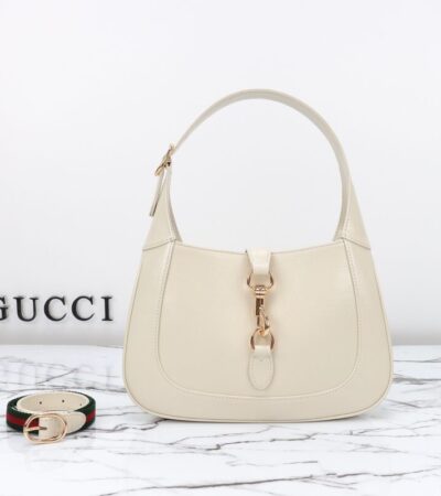 Replica Gucci G Jackie Small Patent White - Best Fake Designer Bags