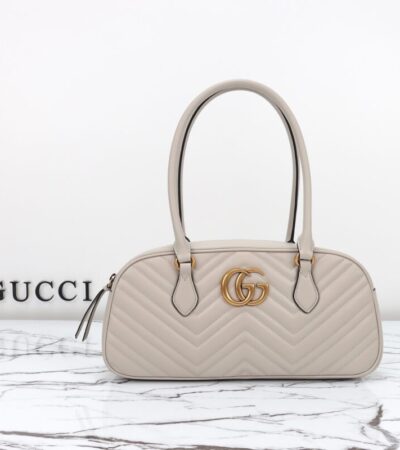 Replica Gucci Marmont Small Top Handle White - Best Fake Designer Bags