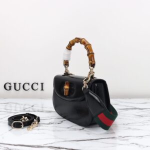 Replica Gucci Bamboo 1947 Black - realistic designer-inspired fake bag