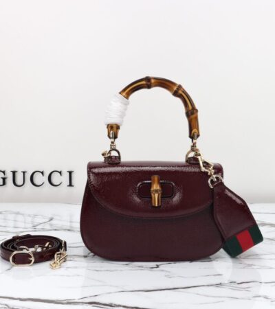 Replica Gucci Bamboo 1947 Bordeaux - Best Fake Designer Bags