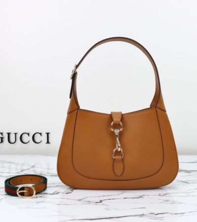Replica Gucci G Jackie Small Patent Brown - Best Fake Designer Bags