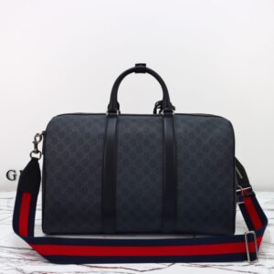 Replica Gucci GG Duffle Bag Black - Best Fake Designer Bags