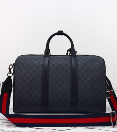 Replica Gucci GG Duffle Bag Black - Best Fake Designer Bags