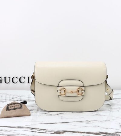 Replica Gucci G 1955 Horsebit White - Best Fake Designer Bags