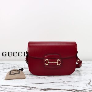 Replica Gucci  G 1955 Horsebit Red - Best Fake Designer Bags