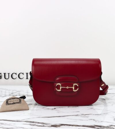 Replica Gucci G 1955 Horsebit Red - Best Fake Designer Bags