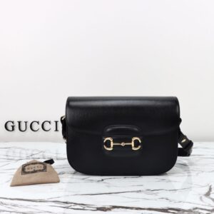 Replica Gucci  G 1955 Horsebit Black - Best Fake Designer Bags